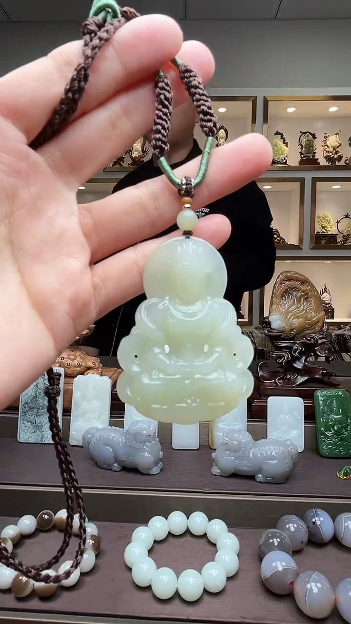 【闪购商品】和田玉挂件未镶嵌苏