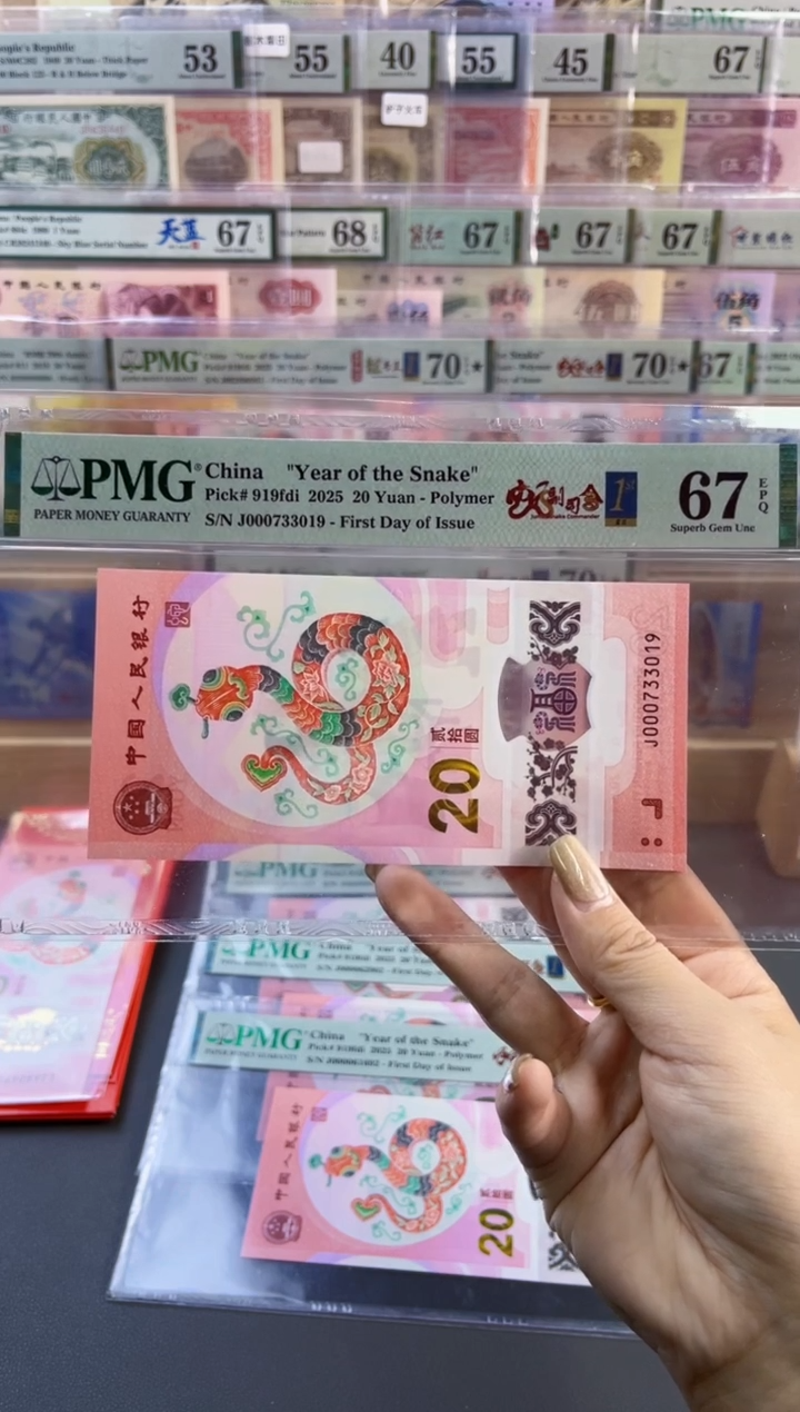 【闪购商品】塑料蛇副司令首日标 PMG67分尾019