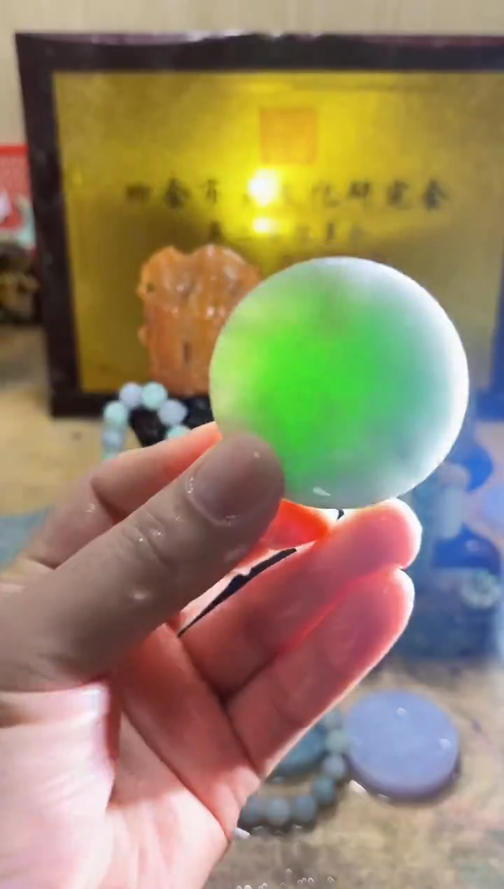未镶嵌挂件翡翠A货常星7850