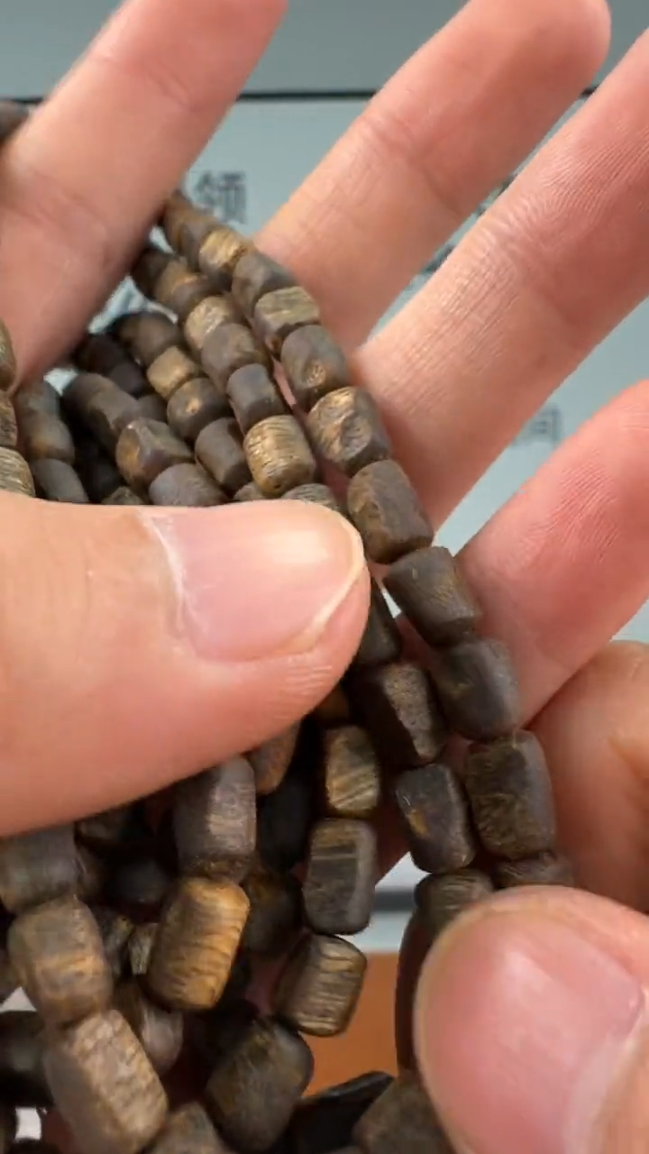 沉香手串奇楠沉香沉水板头留疤多圈多样性发一19-LLbt1