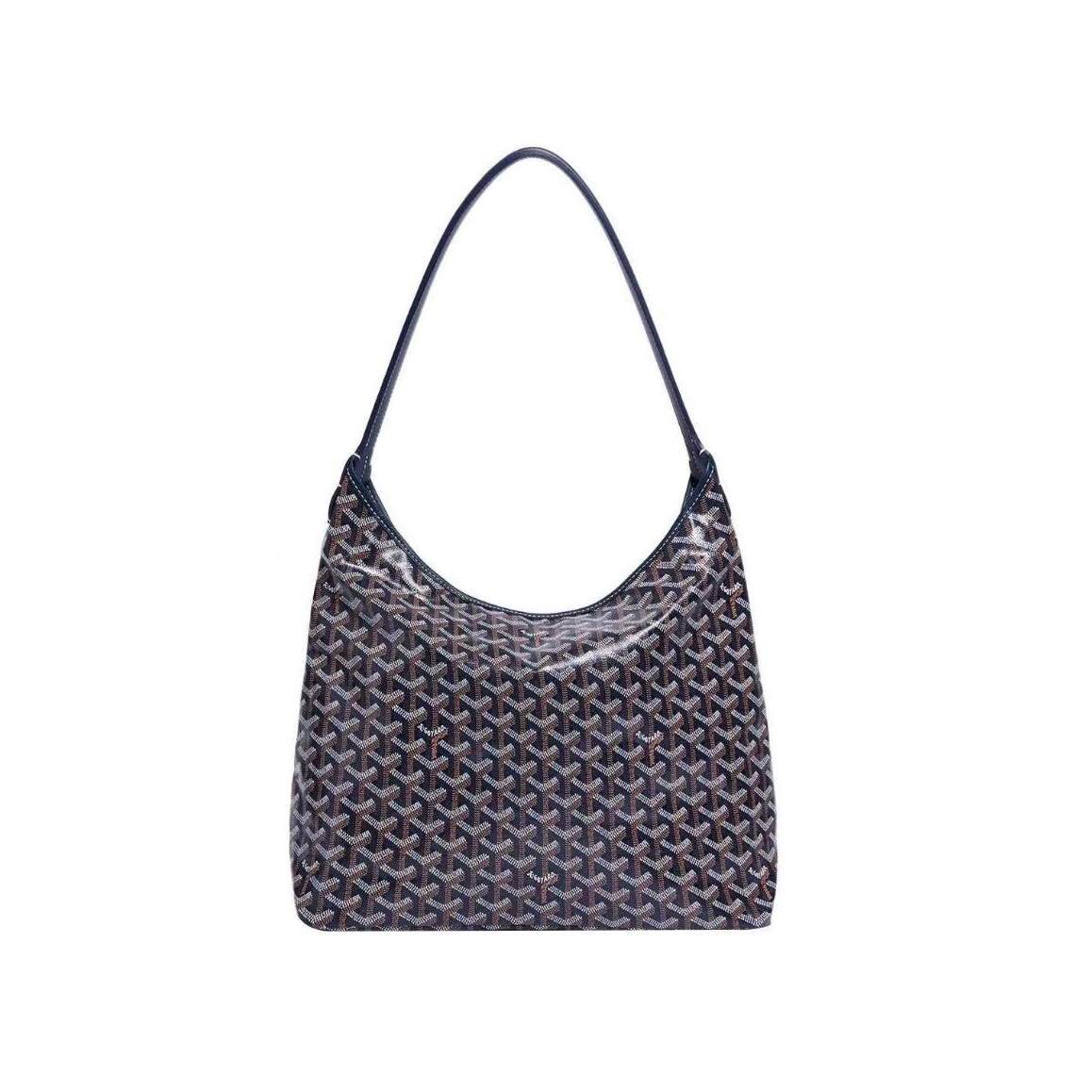 全新未使用 Goyard 小花攀攀Boheme Hobo Bag 子母腋下包 黑色