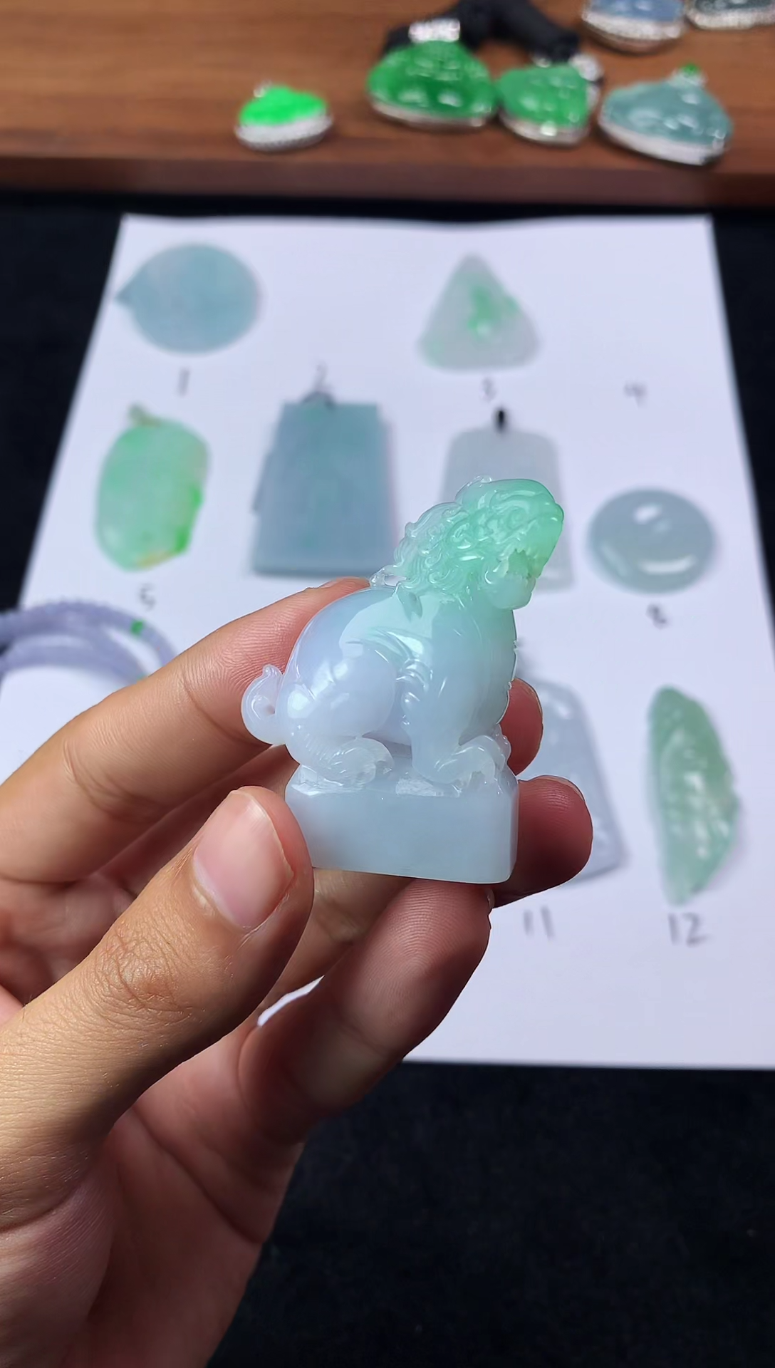 【闪购商品】定制翡翠未镶嵌5006毛货不退不换