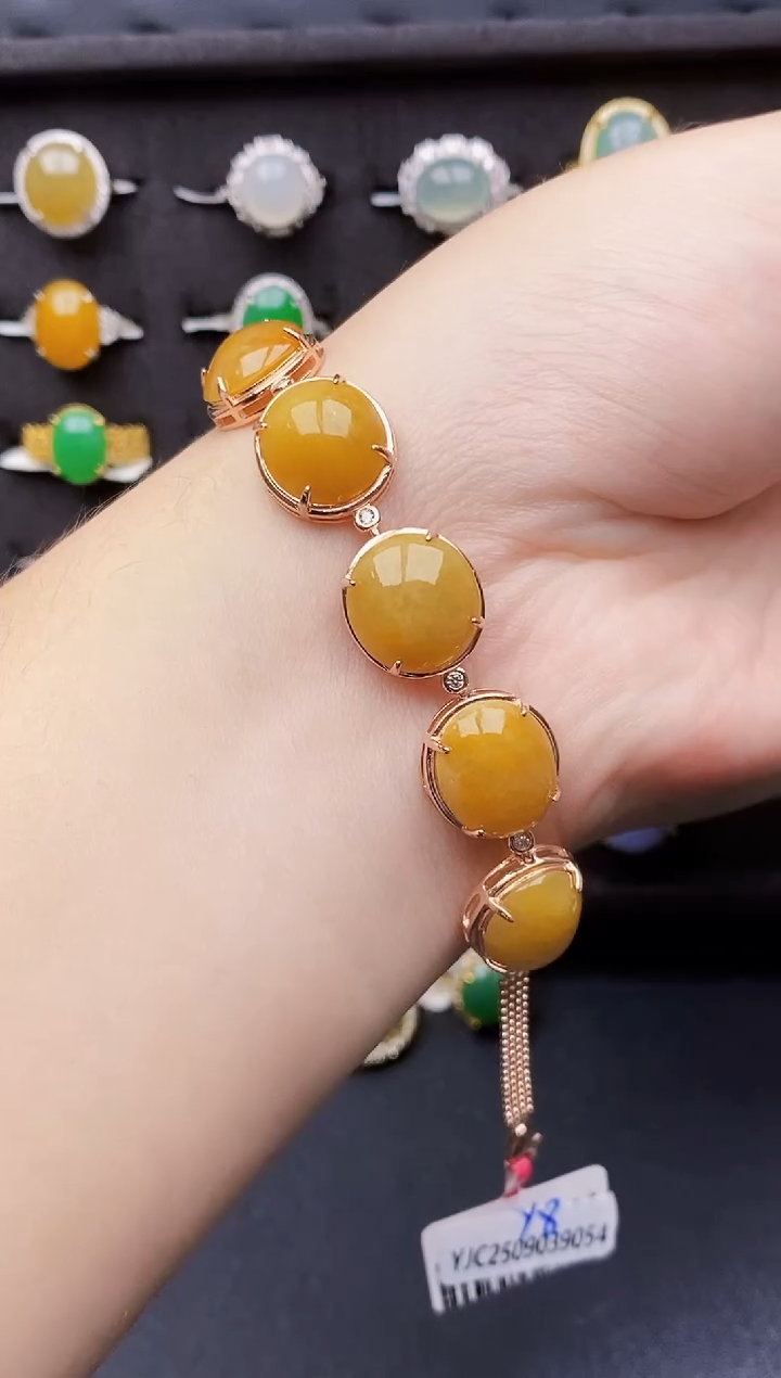 银S925镶嵌戒指翡翠9172