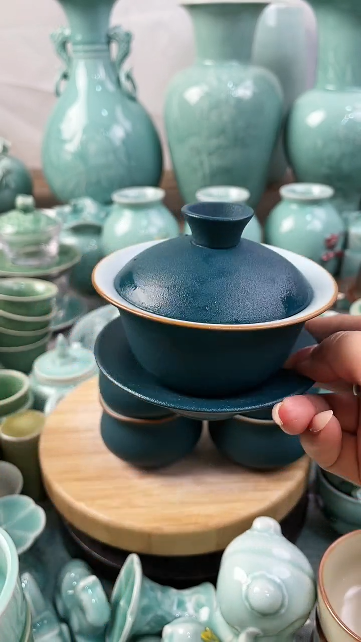 【闪购商品】特价福利 微瑕 慧仙青瓷