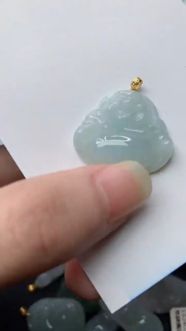 【闪购商品】翡翠颈饰18K金镶嵌26...........