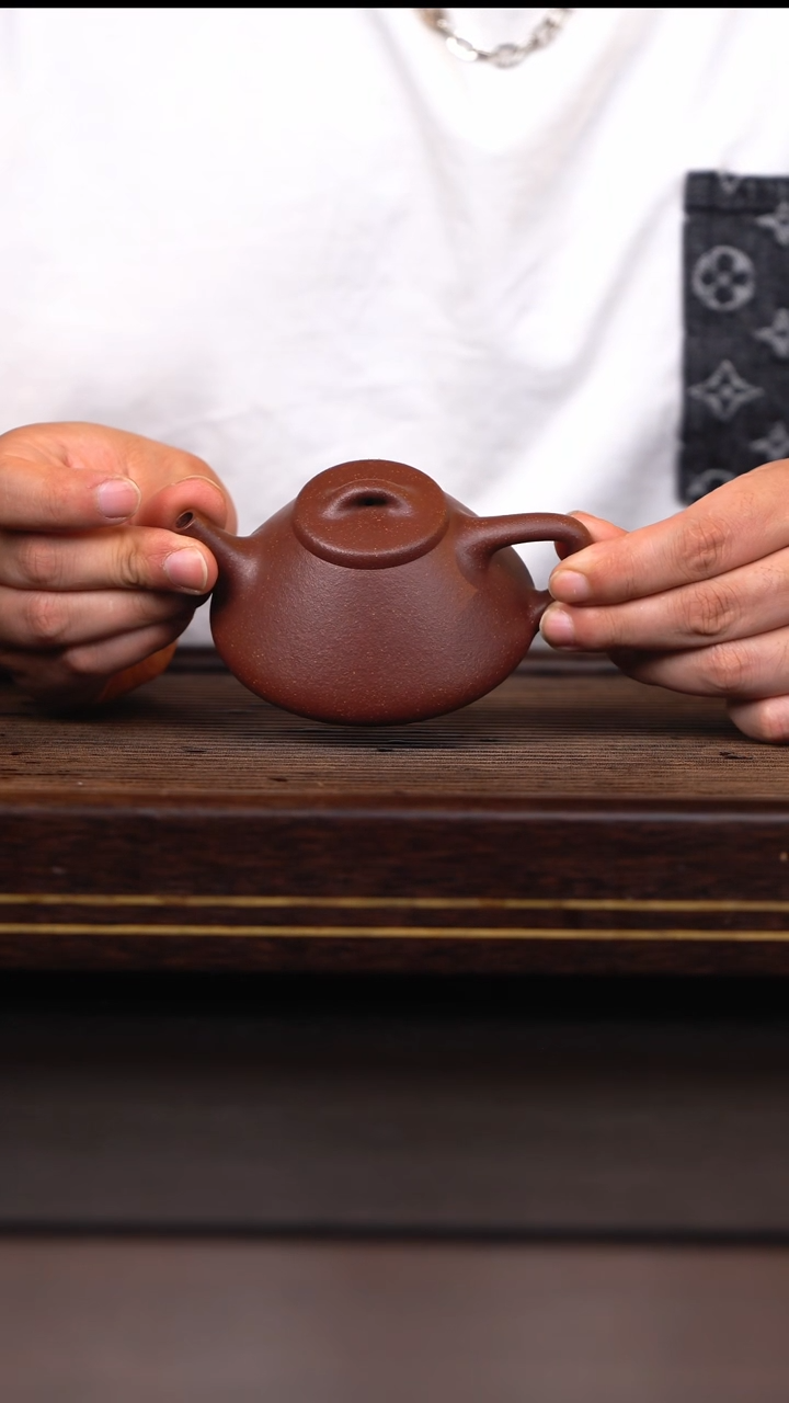 茶壶紫砂桃花泥子冶