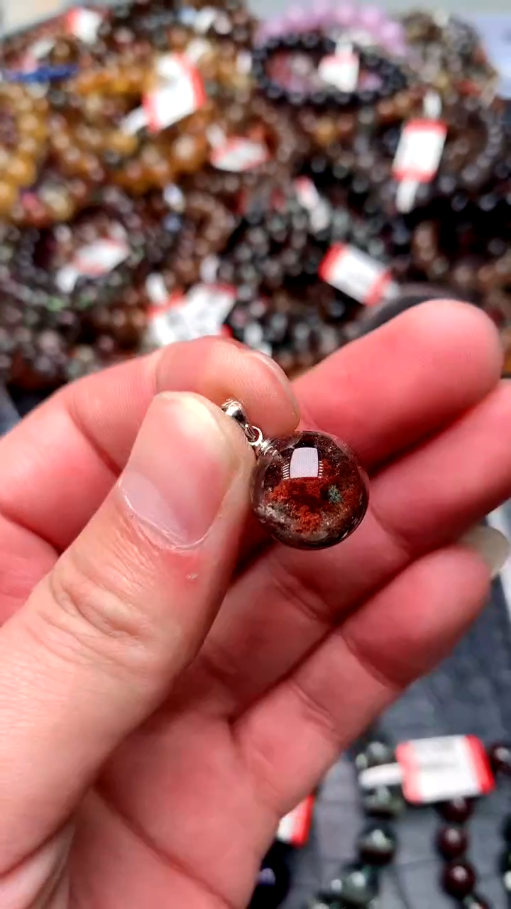 【闪购商品】水晶吊坠(赠链)合金天然178