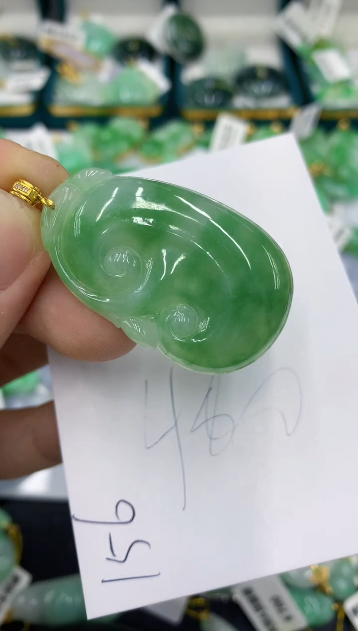 【闪购商品】翡翠颈饰18K金镶嵌翡翠