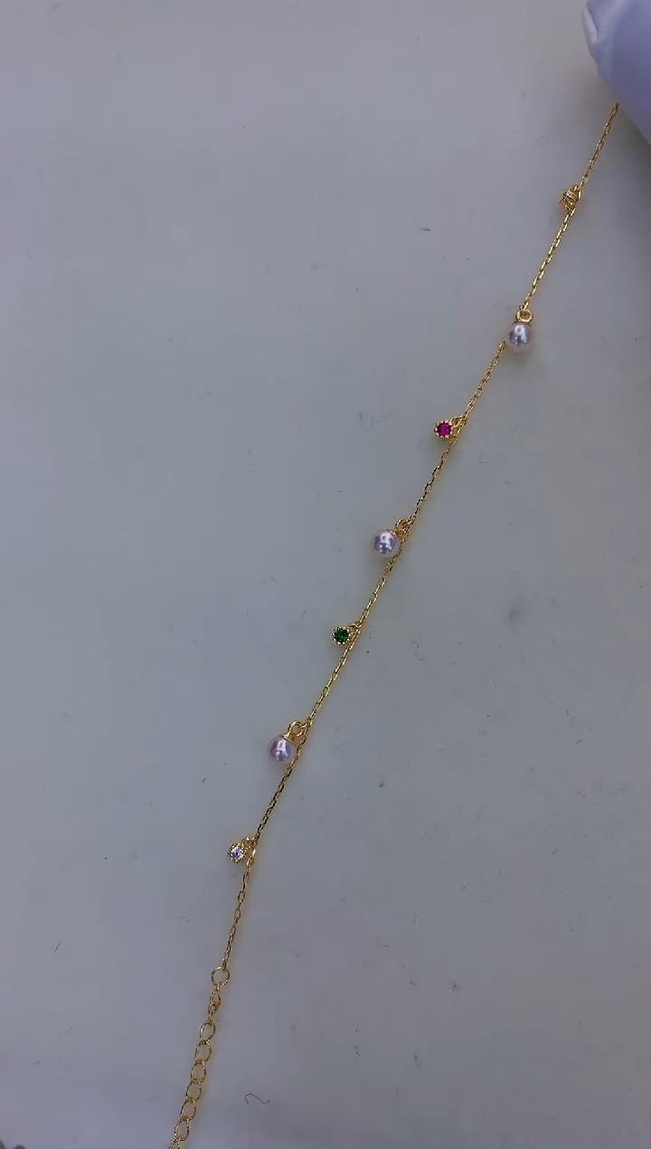 银S925镶嵌海水珍珠饰品设计款手链