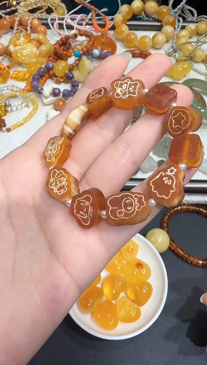 未镶嵌蜜蜡手串X0327-1195-567