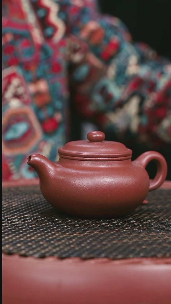 【闪购商品】紫砂茶壶仿古220cc红皮龙