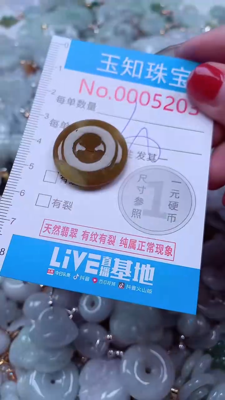 吊坠(不含链)未镶嵌翡翠5203