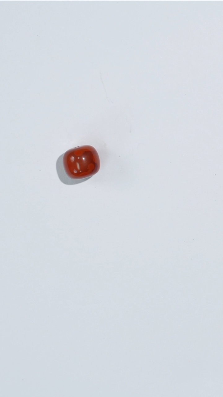 南红玛瑙老型未镶嵌勇**前火焰纹老型单珠13+mm