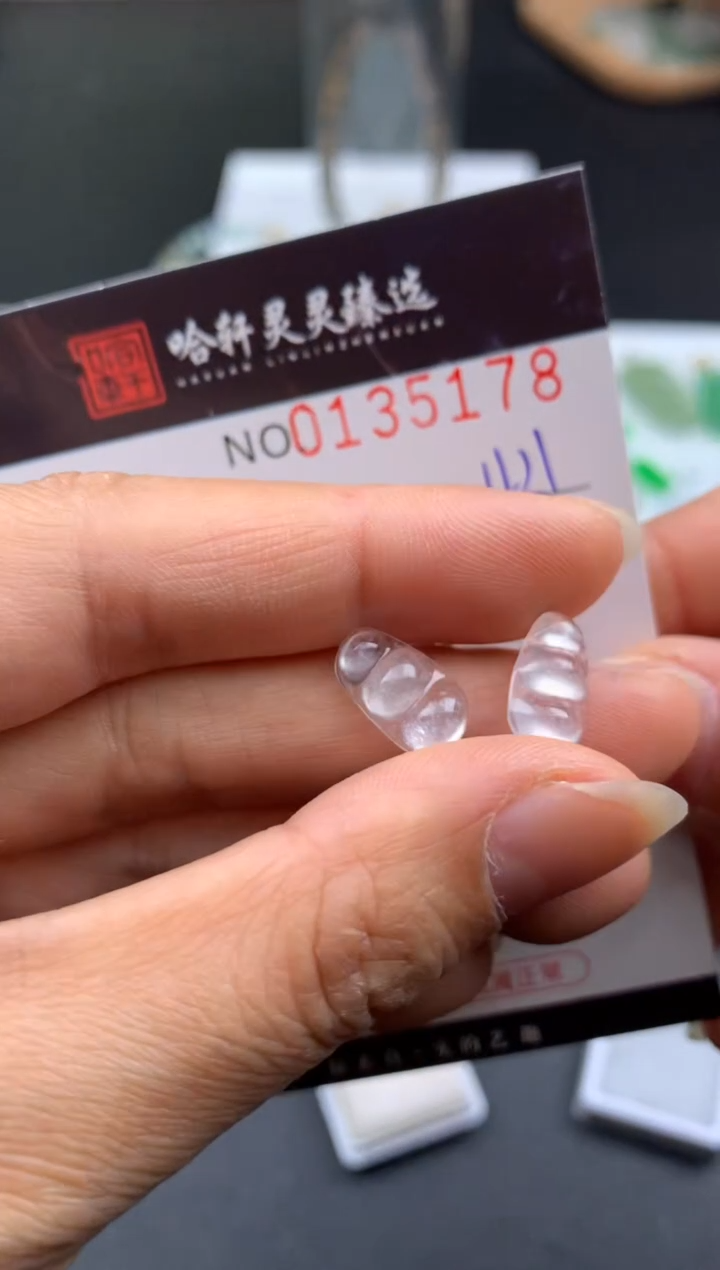 吊坠(不含链)未镶嵌翡翠 哈轩   裸石1套