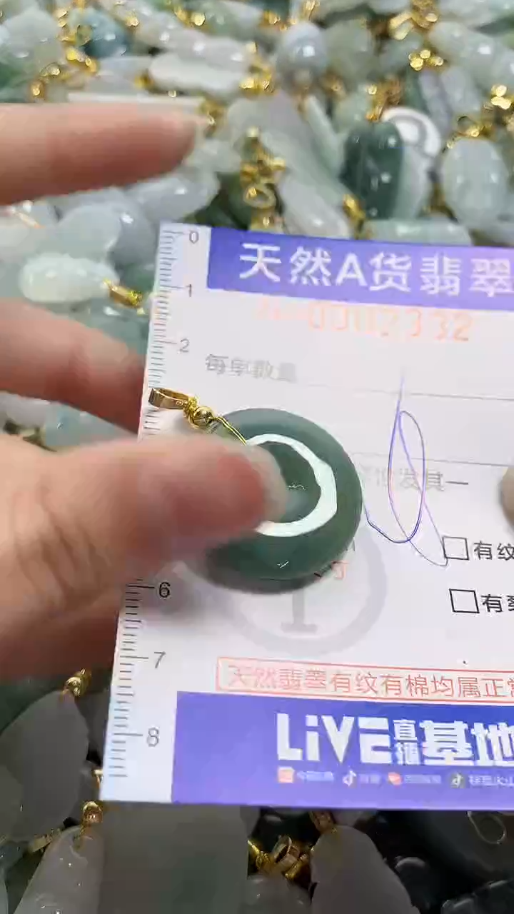 颈饰未镶嵌翡翠纯天然货a翡翠