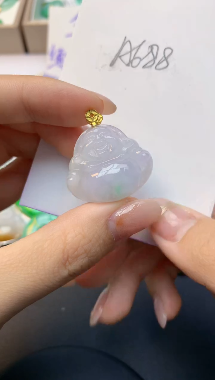 颈饰未镶嵌翡翠天然A货缅甸翡翠百元以上9元证书费自理