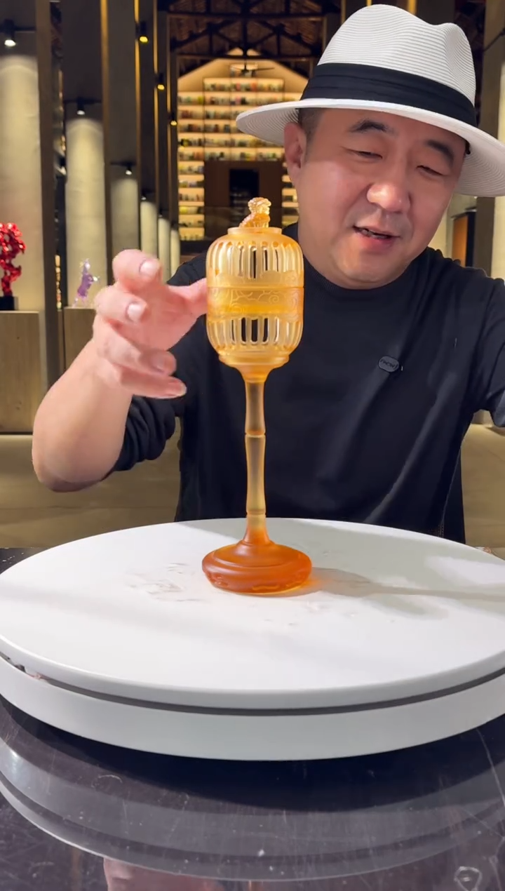 摆件0601035-1高宫灯香炉艺术摆件