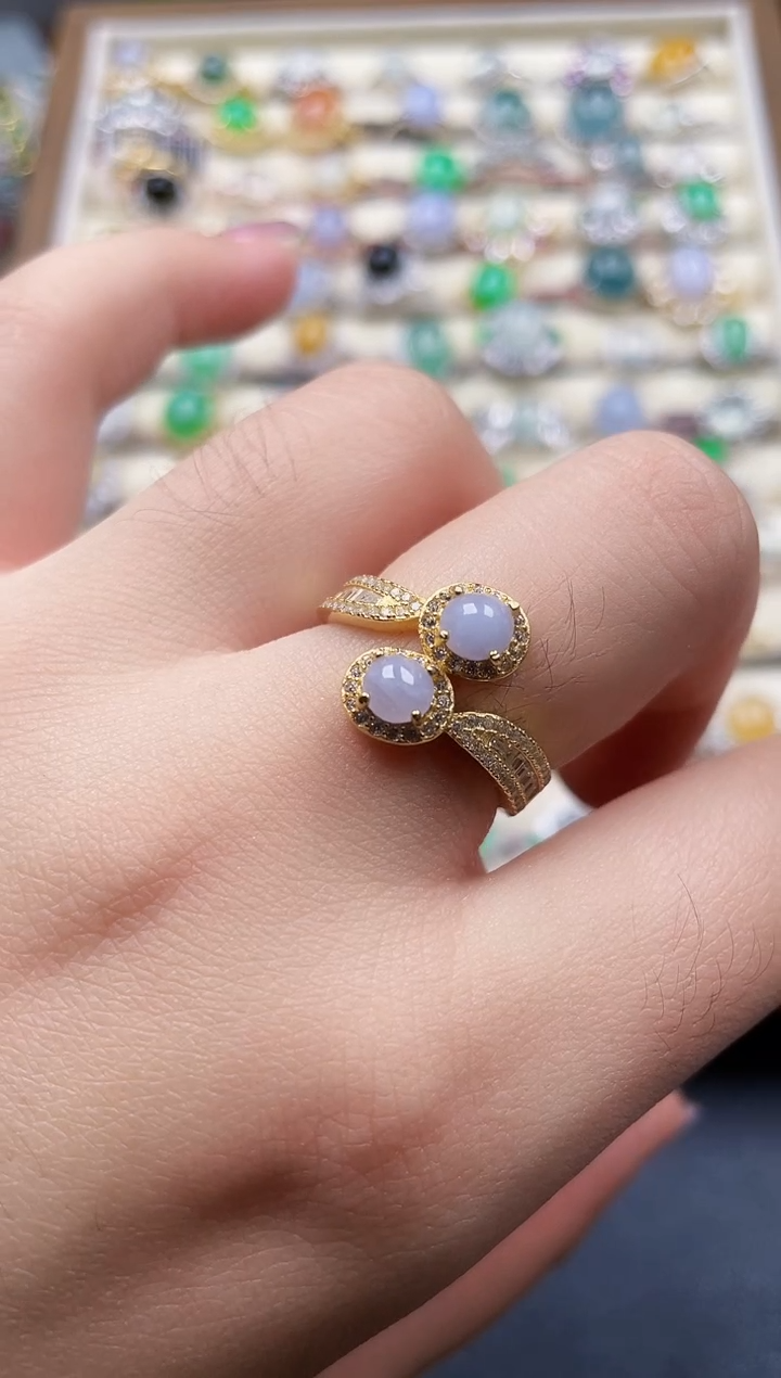 银S925镶嵌戒指翡翠31