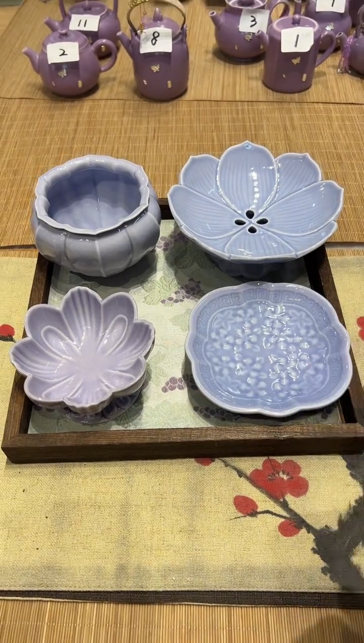 瓷片陶非微瑕商品 【带托盘 布垫】 