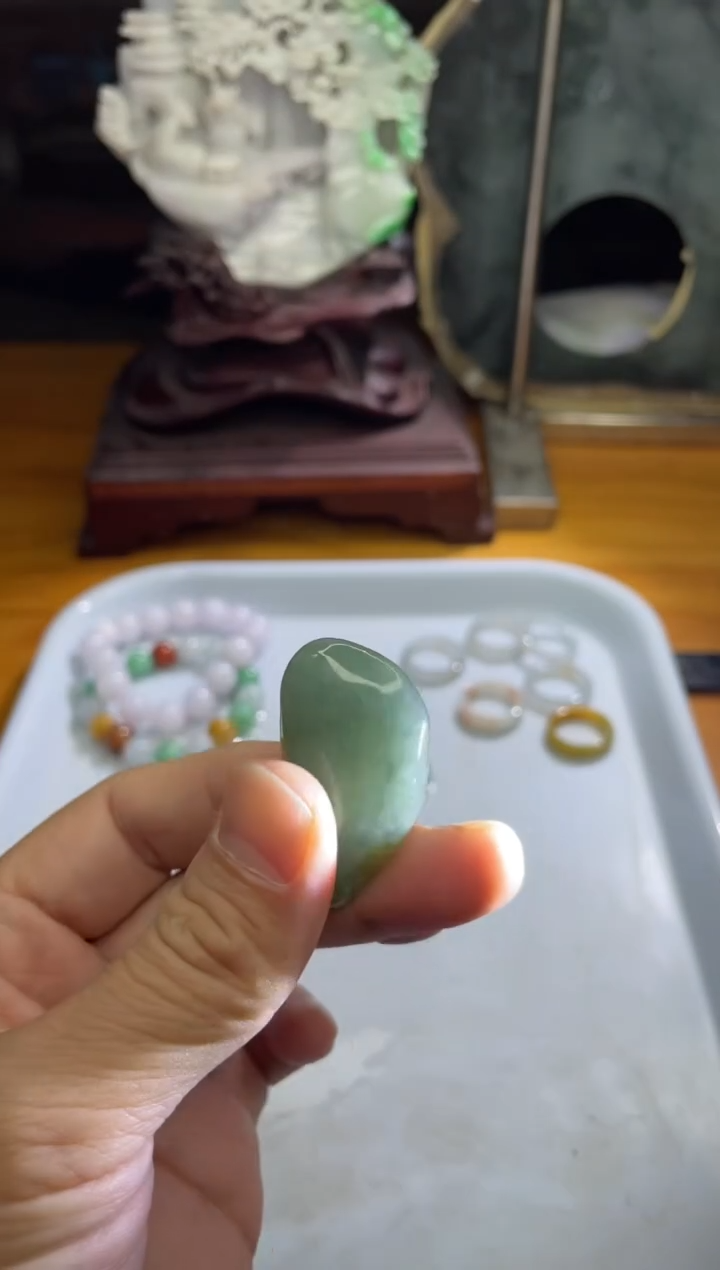 未镶嵌挂件翡翠 天然缅甸翡翠A货