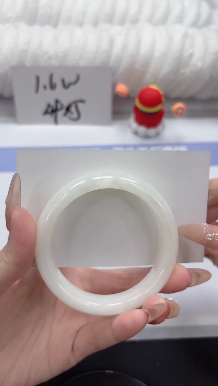 和田玉未镶嵌手镯A279-56.6