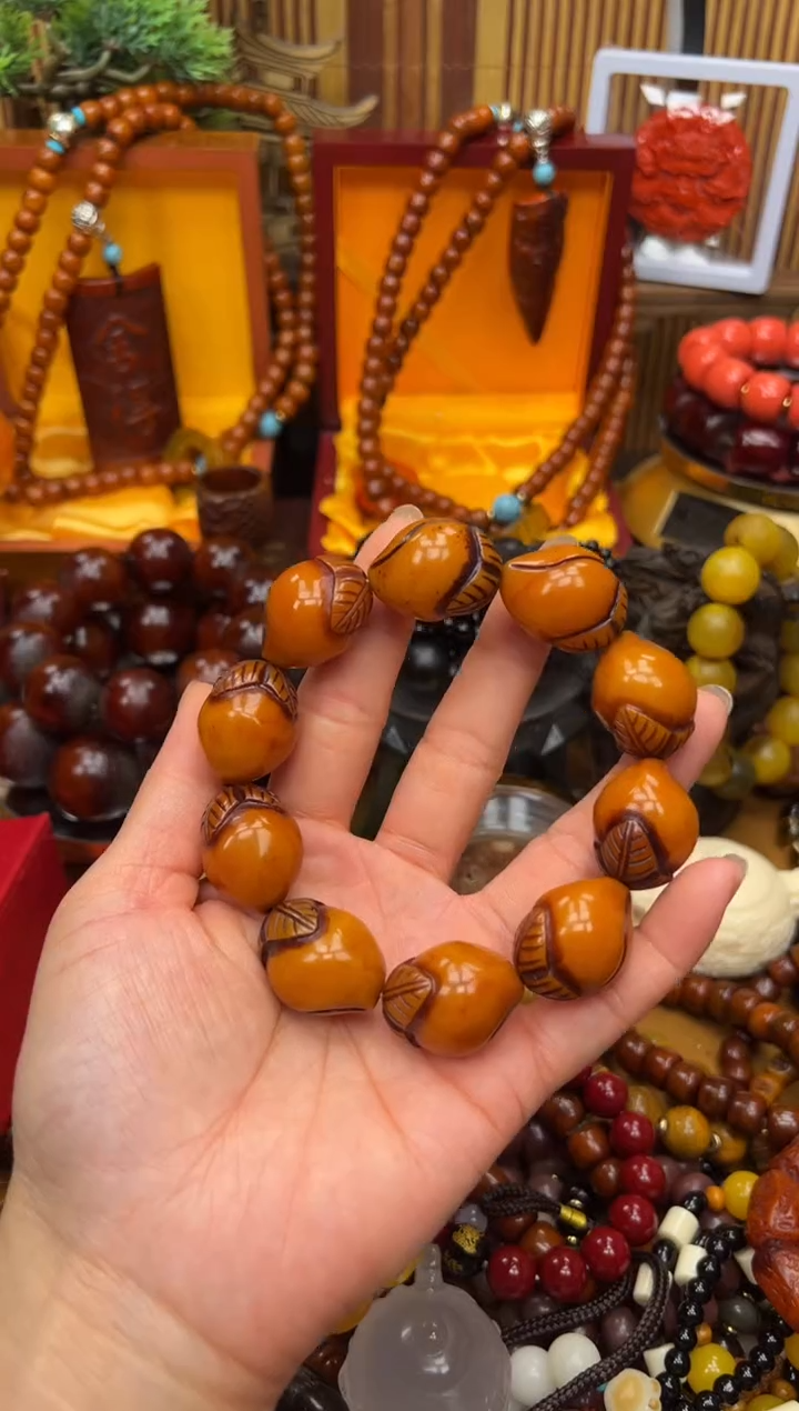 未镶嵌颈饰蜜蜡所见即所得所见即所得