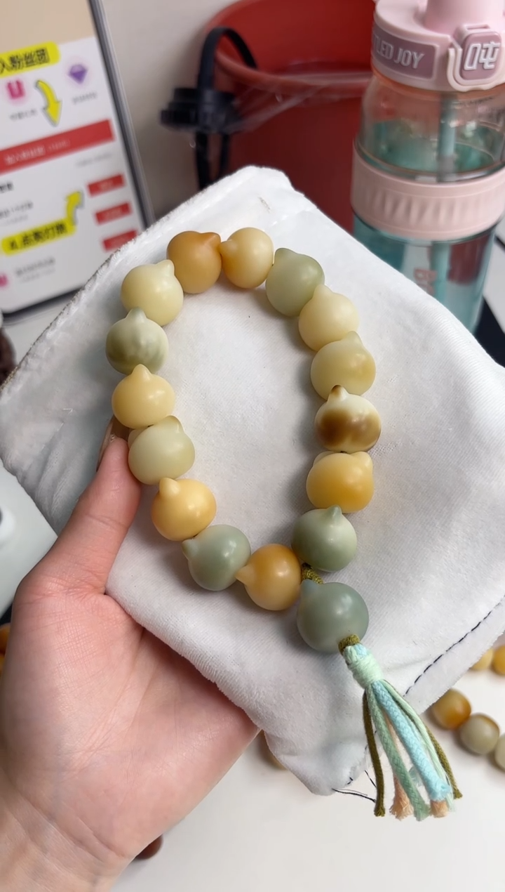 手串菩提根/象牙果i76干磨猫猫头21mm手持