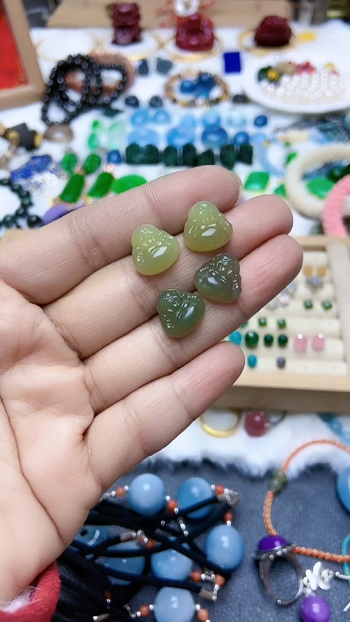 【闪购商品】和田玉耳饰未镶嵌A71UIHGIUGUIHGUIHIO