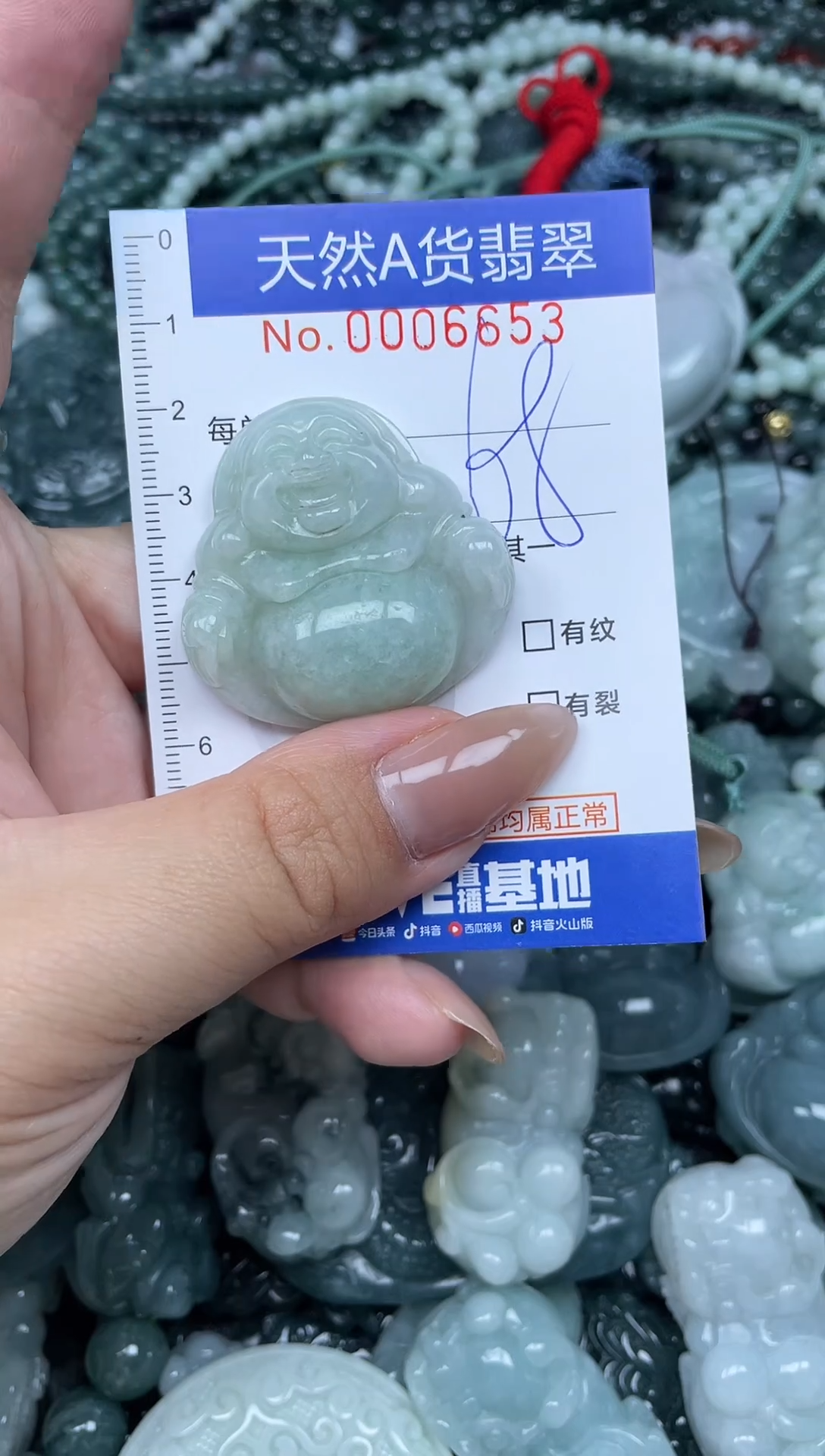 颈饰未镶嵌翡翠天然A货 支持复检