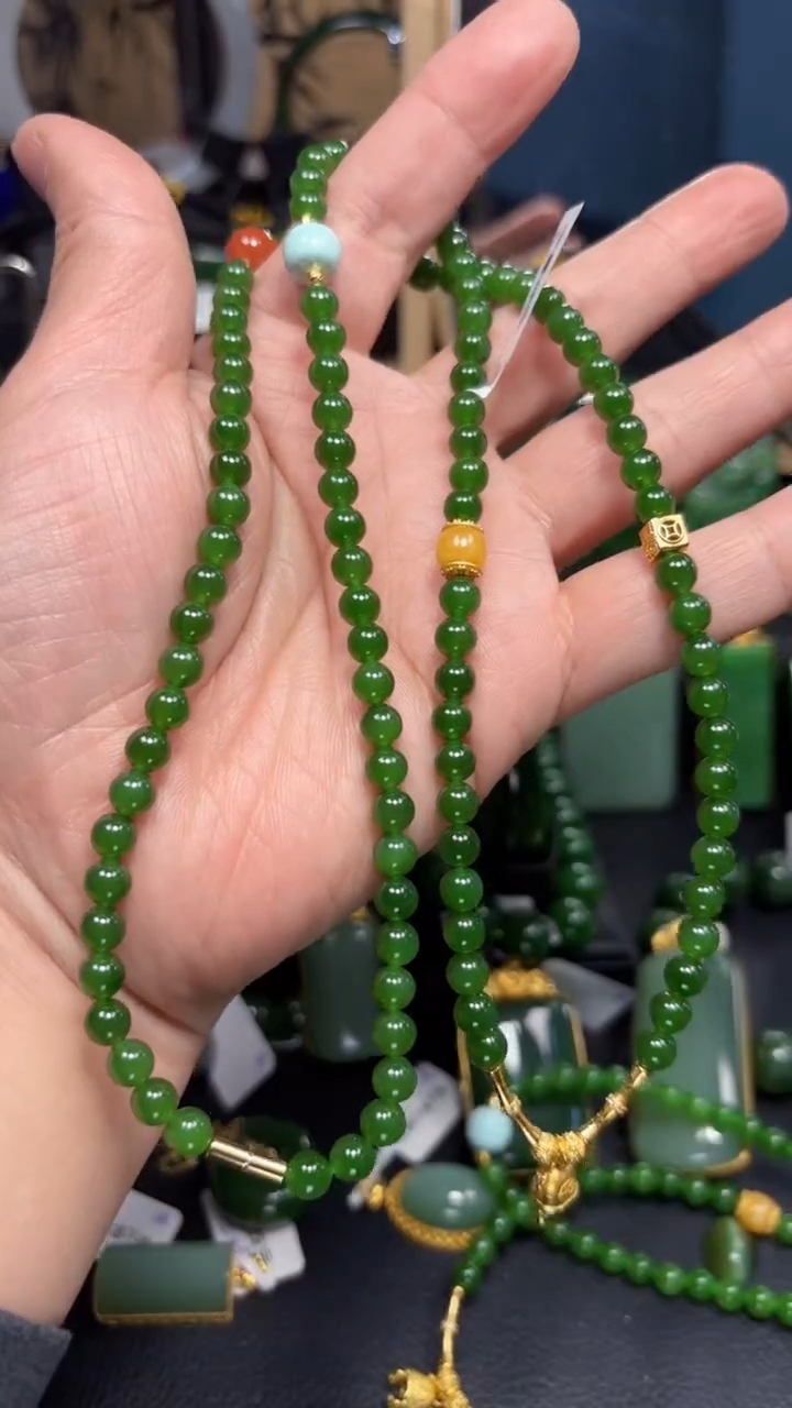 【闪购商品】和田玉（碧玉）颈饰未镶嵌1