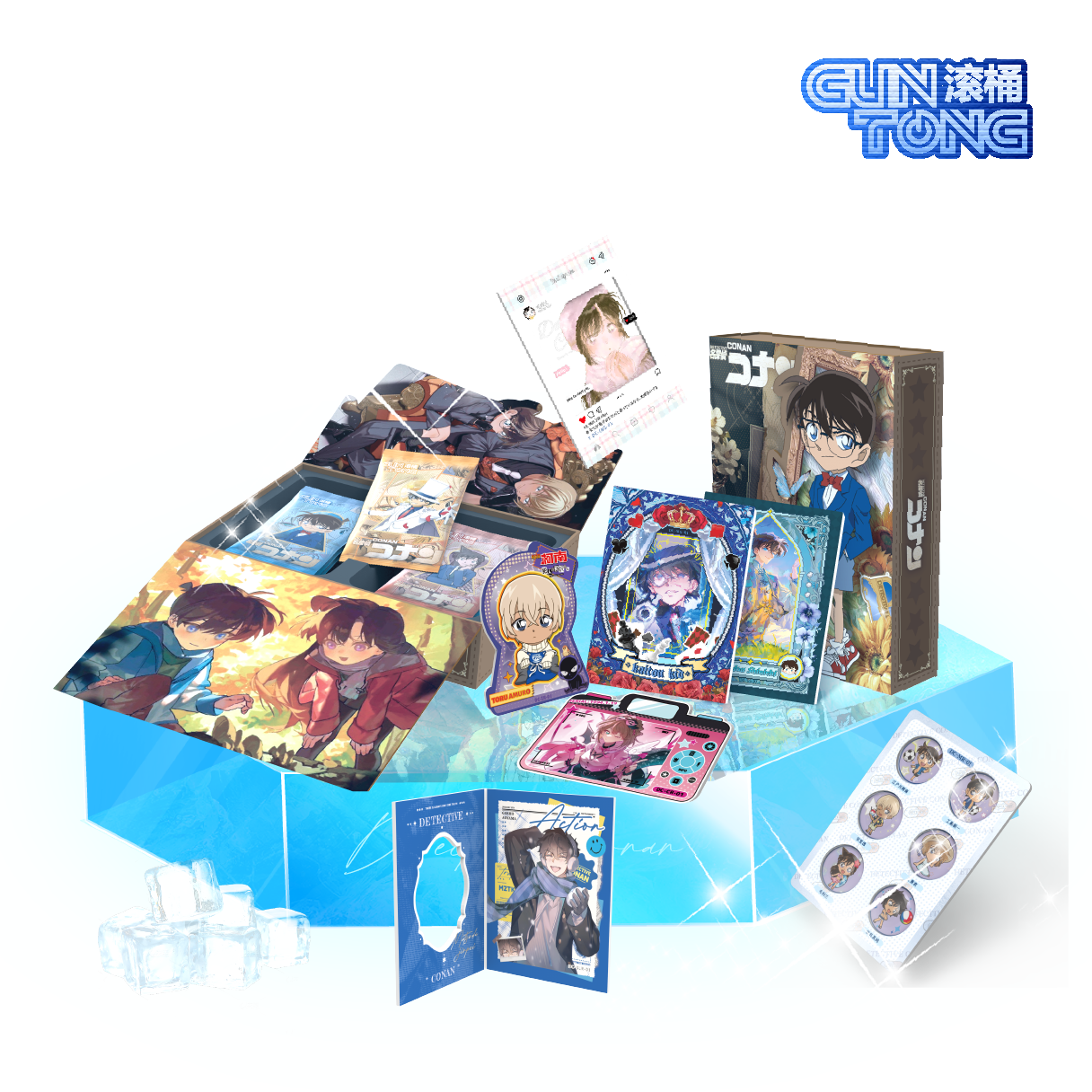 【新人福利】滚桶-名侦探KENAN系列收藏卡-第一弹（代拆）