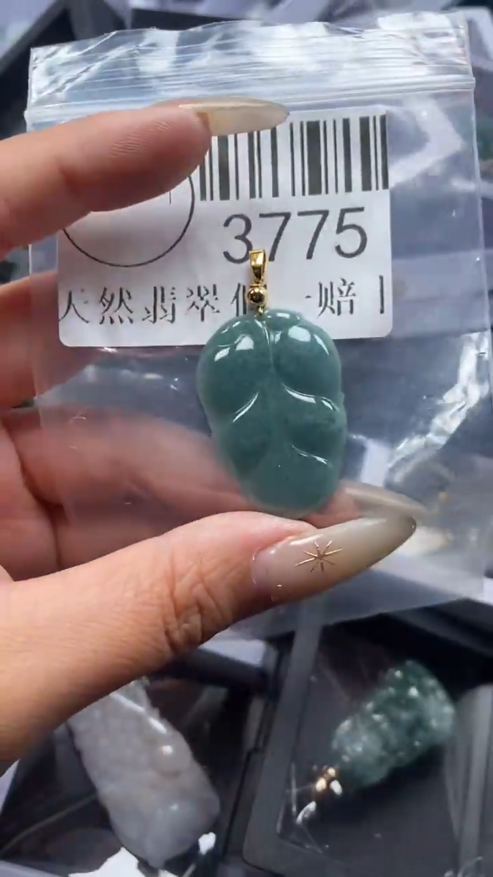 颈饰未镶嵌翡翠3775