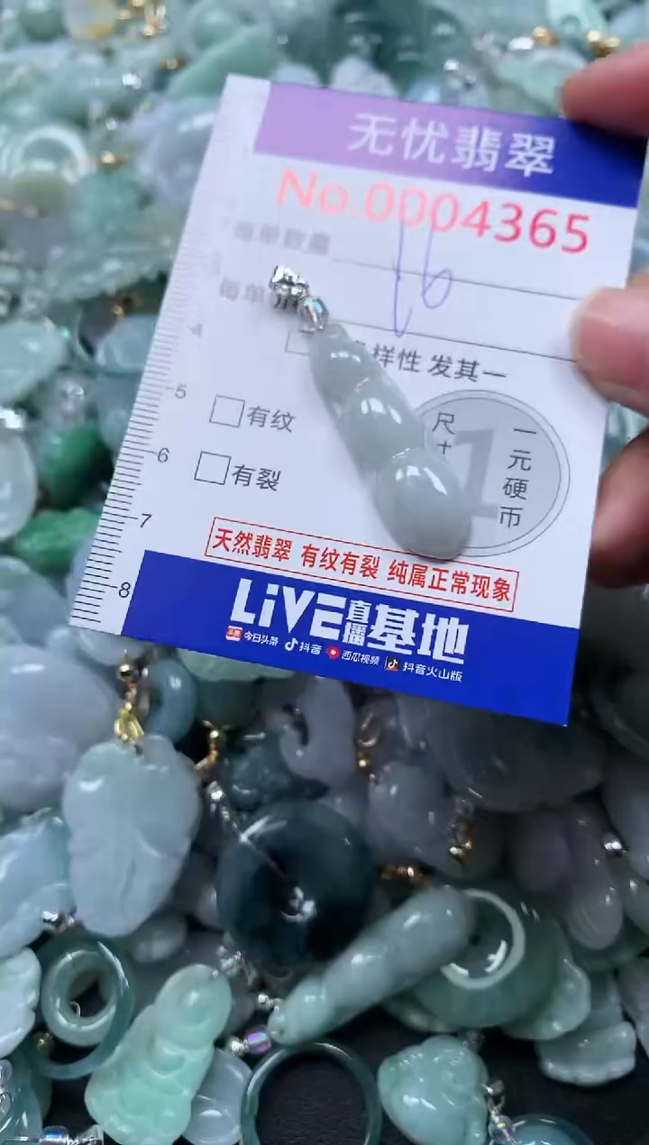 颈饰未镶嵌翡翠4365