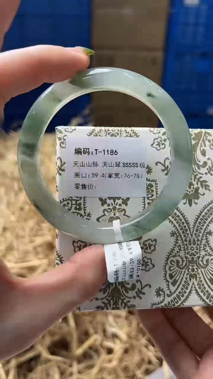 未镶嵌手镯石英质玉T1186