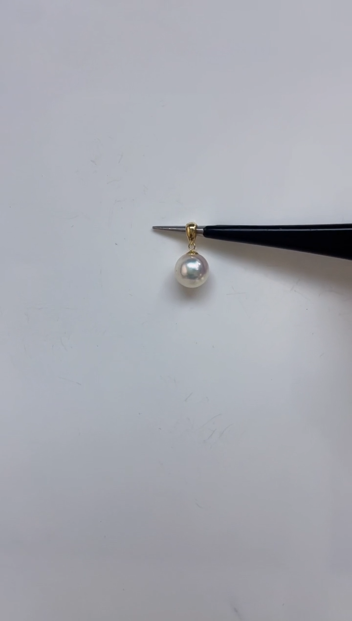 海水珍珠18K金镶嵌颈饰