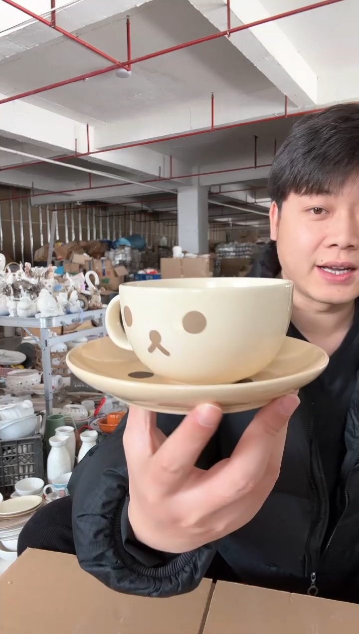 【闪购商品】杯外贸回流精品陶瓷清仓-一套