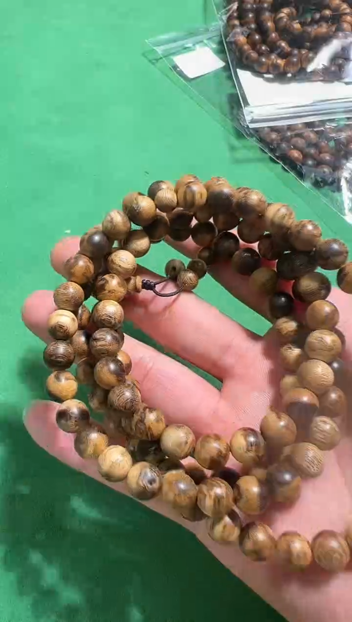 【闪购商品】沉香手串91号33克虎斑多样性发一