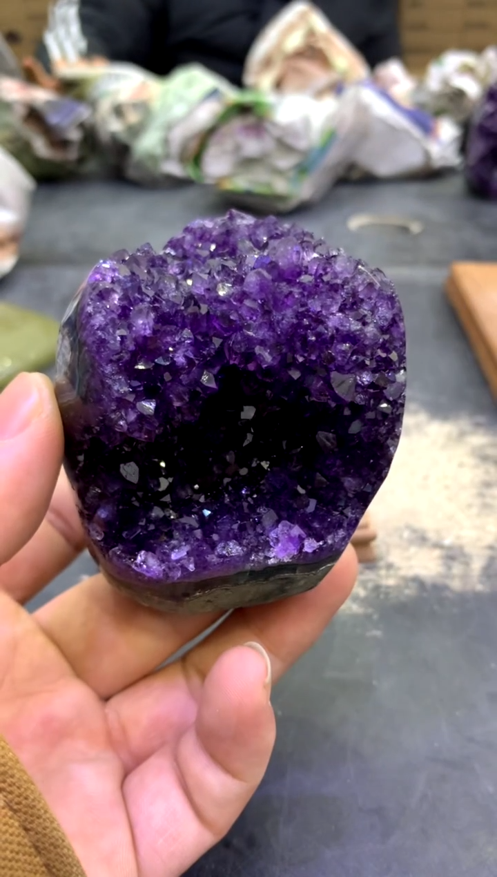 【闪购商品】水晶摆件未镶嵌天然紫水晶摆件471