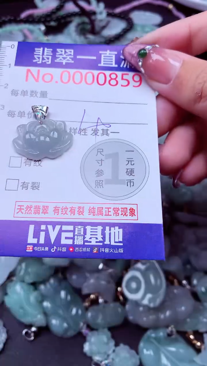 颈饰未镶嵌翡翠859