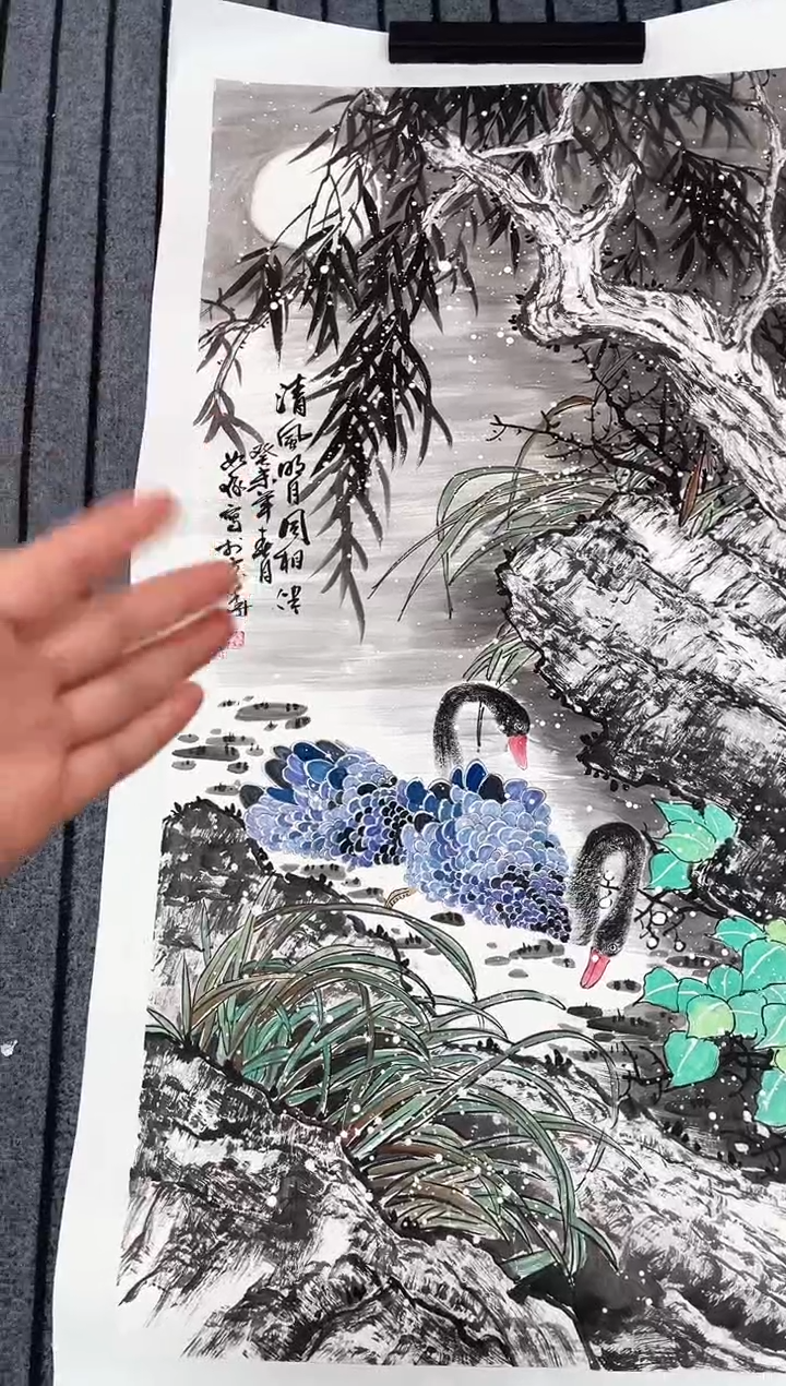 精品国画花鸟作品