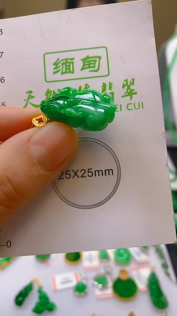 【闪购商品】翡翠颈饰18K金镶嵌新号开播，全场乱卖