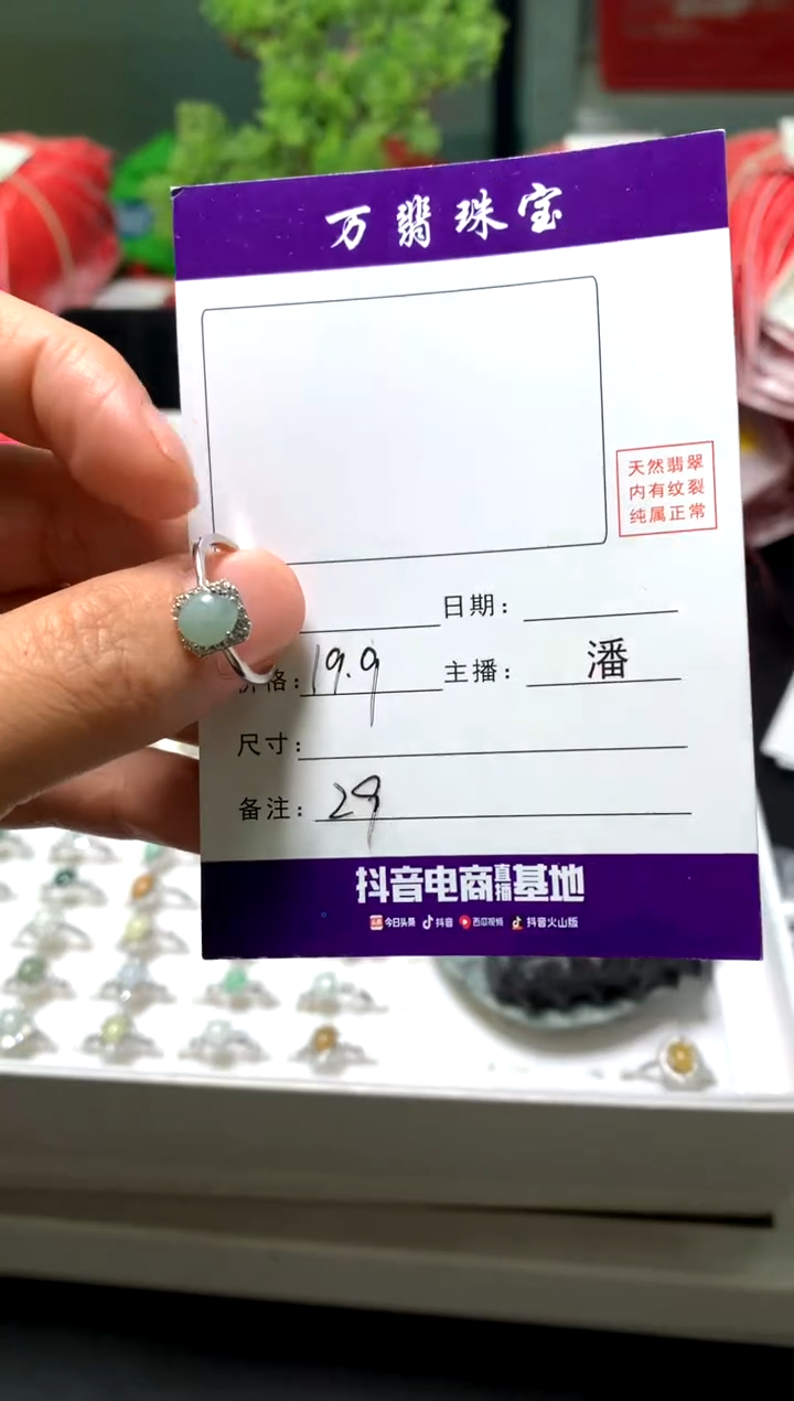 【闪购商品】翡翠戒指合金01/11潘0029