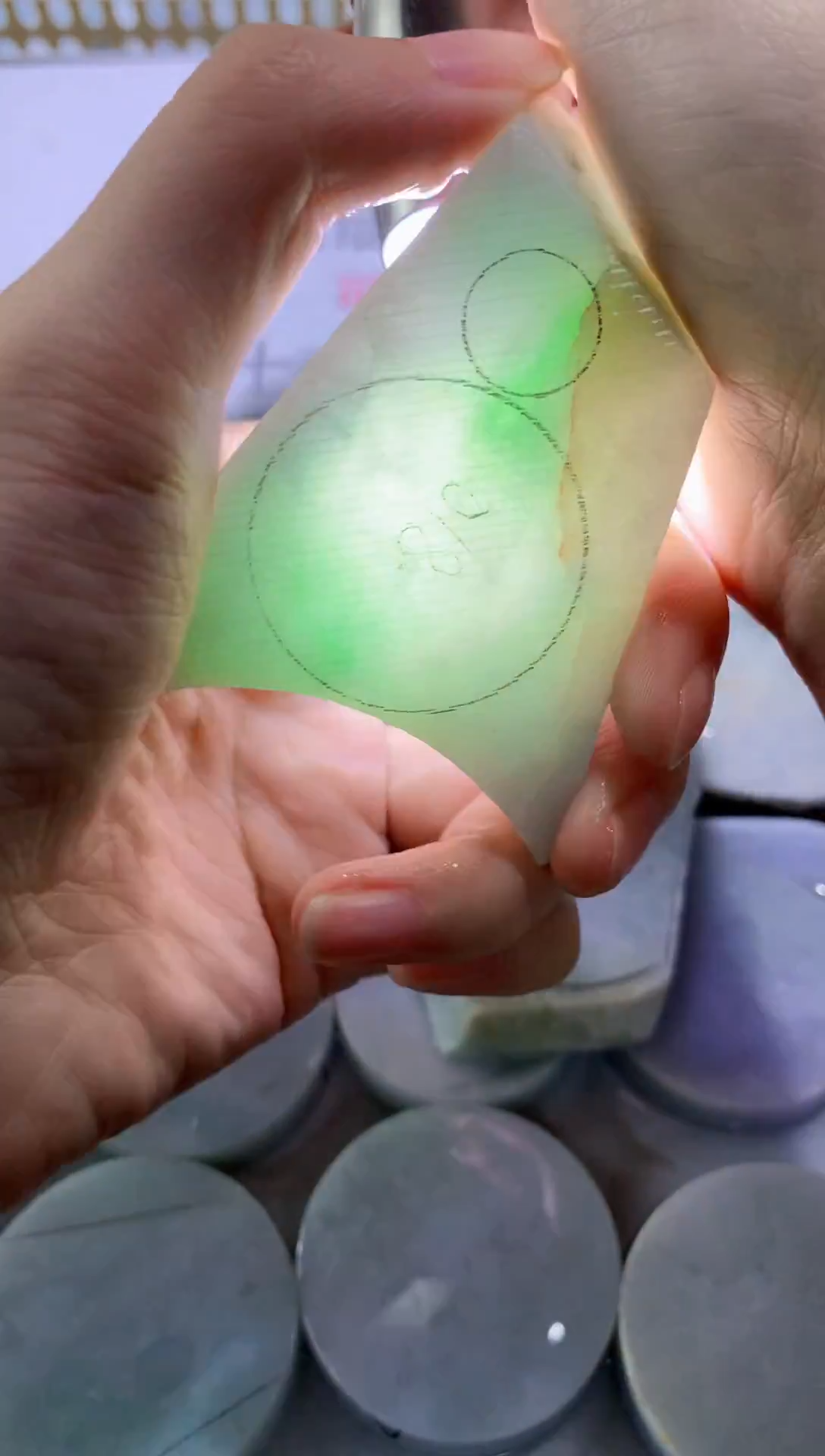 未镶嵌裸石翡翠天然缅甸翡翠FC524