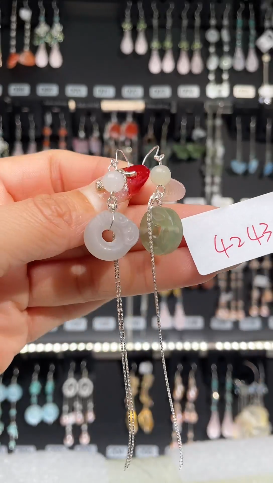 【闪购商品】紫晶耳饰银S925镶嵌喜欢拍