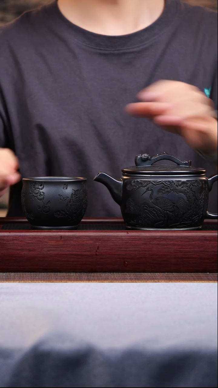 茶壶紫砂宜兴原矿紫砂作品