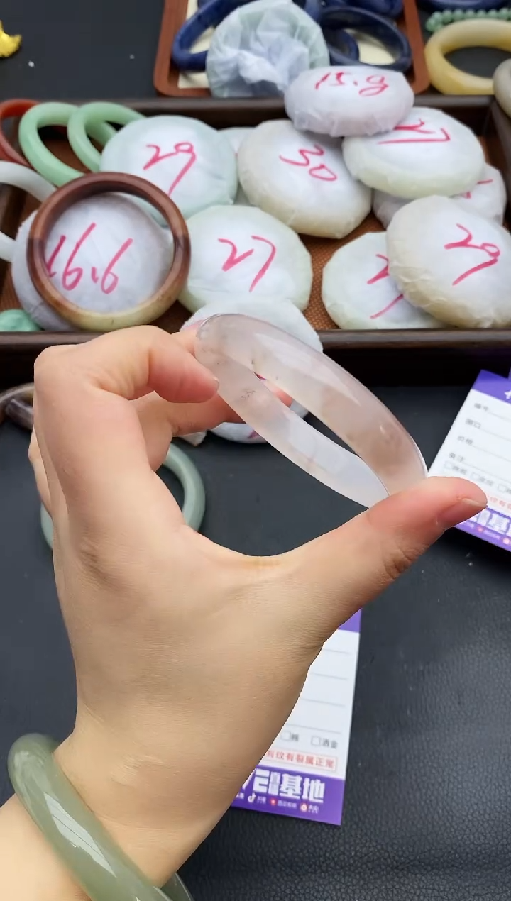 未镶嵌手镯石英质玉72+58/59