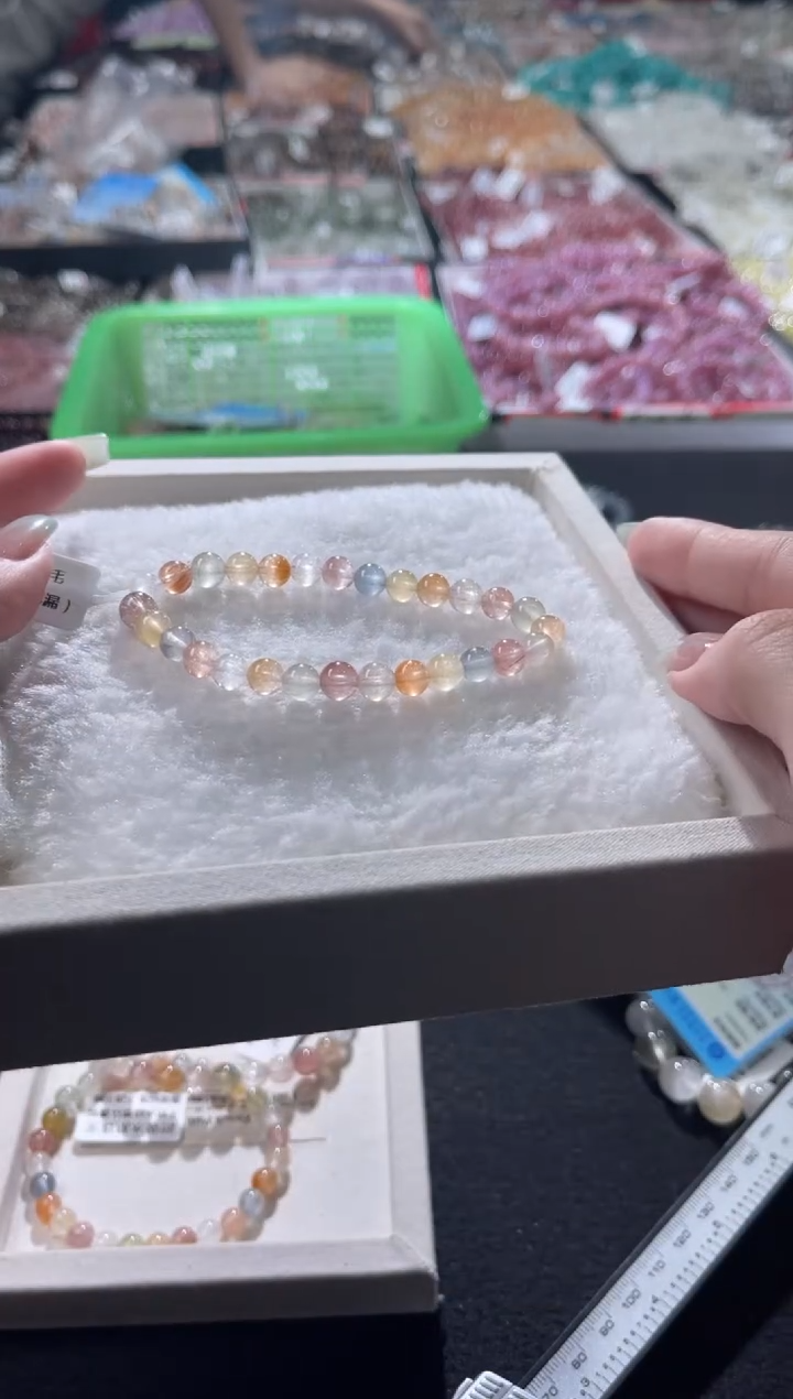 未镶嵌手链水晶353号多样性发一I 7+