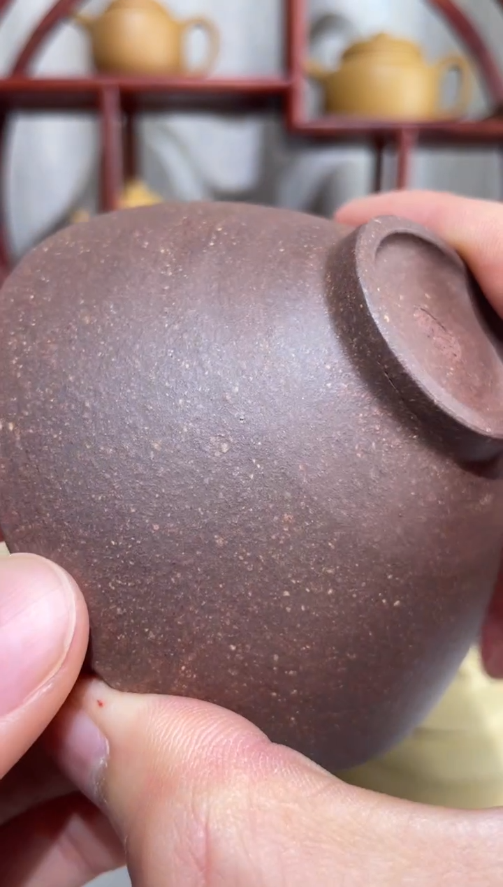 【闪购商品】紫砂茶壶大水潭天青手工泥斗笠杯