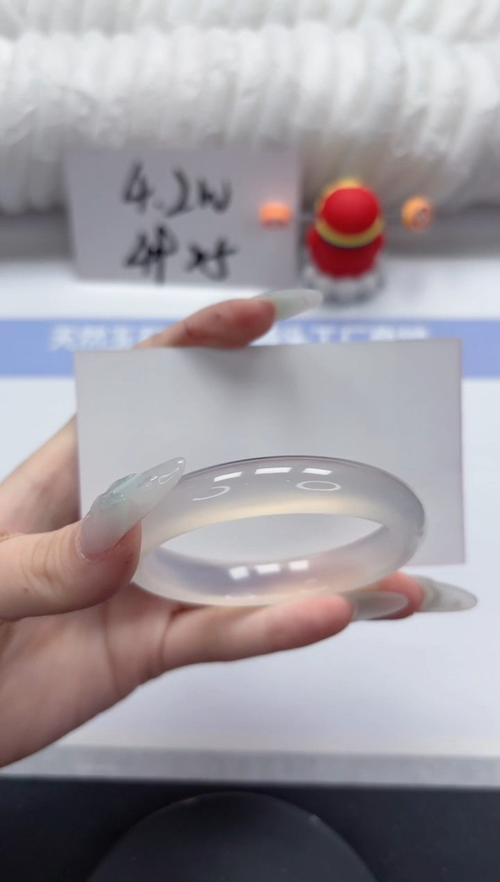 石英质玉手镯未镶嵌A372-54.5