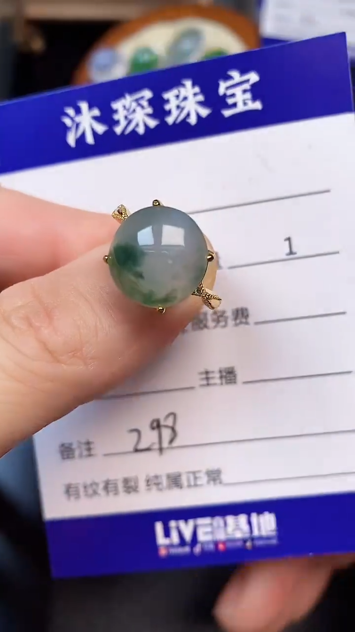 翡翠戒指未镶嵌2980